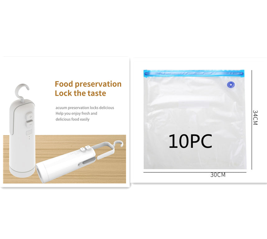 4-in-1 Portable Electric Vacuum Sealer for Food Storage Bags