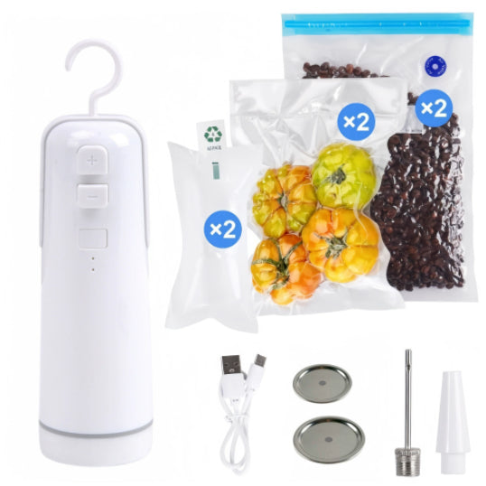 4-in-1 Portable Electric Vacuum Sealer for Food Storage Bags