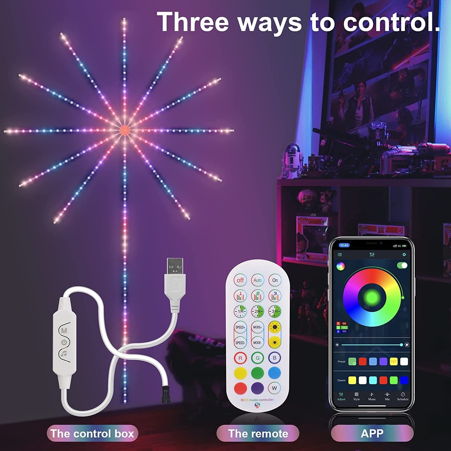 LED Firework Lights – Music Sync