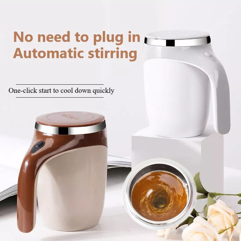 Rechargeable Self-Stirring Mug for Coffee & Drinks